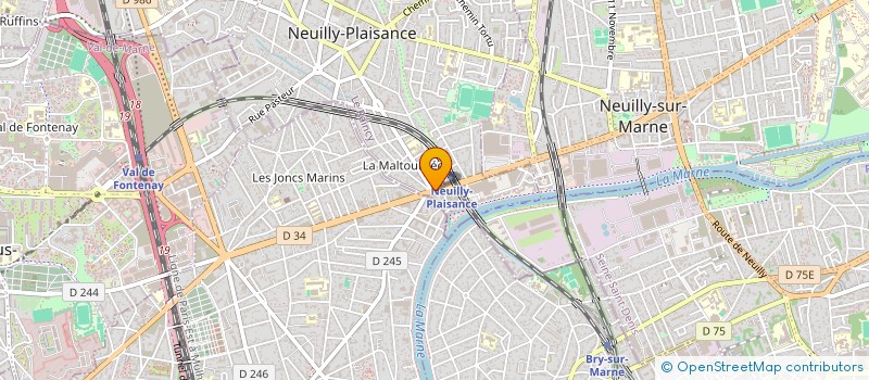 localisation de l'entreprise MADAME SARAH BITTON  NEUILLY-PLAISANCE