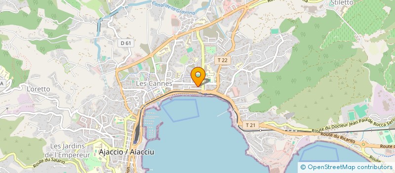 localisation de l'entreprise MADAME SARAH BIZARRAGA PIACENTINI à AJACCIO