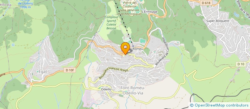 localisation de l'entreprise MADAME SARAH BLANCHET  FONT-ROMEU-ODEILLO-VIA