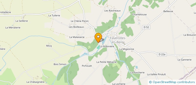 localisation de l'entreprise MADAME SARAH BLONDEL à VILLENTROIS-FAVEROLLES-EN-BERRY