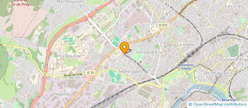 localisation de l'entreprise MADAME SARAH BOFFY  BESANCON