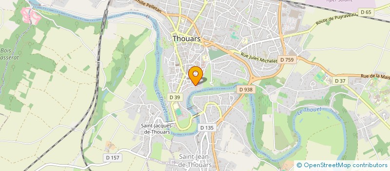 localisation de l'entreprise MADAME SARAH BOILLAUD à THOUARS