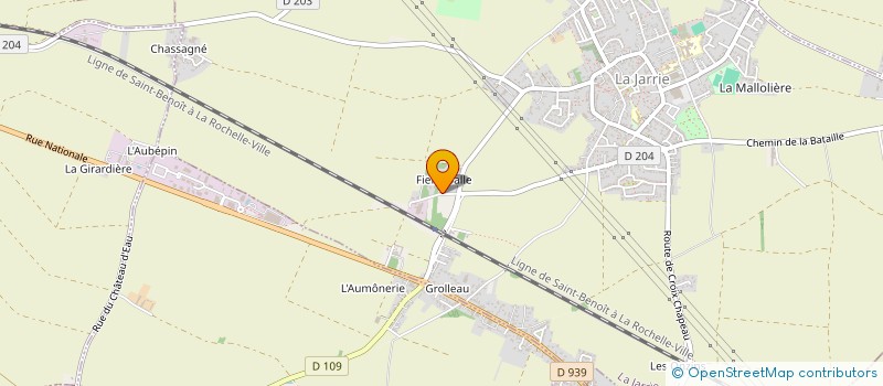 localisation de l'entreprise MADAME SARAH BOINAUD  LA JARRIE