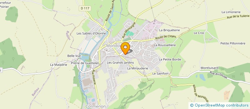 localisation de l'entreprise MADAME SARAH BOIREAU  MONDOUBLEAU