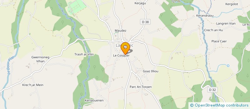 localisation de l'entreprise MADAME SARAH BOIREAU  LANVELLEC