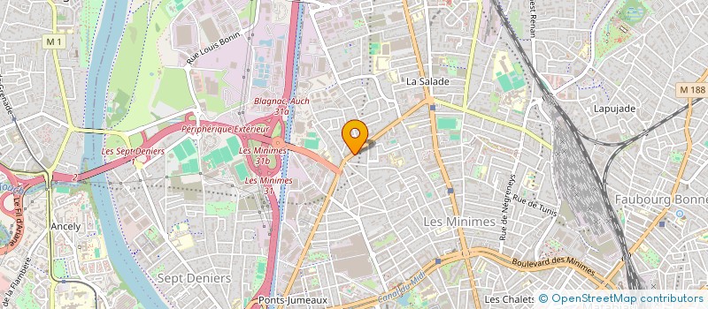localisation de l'entreprise MADAME SARAH BOISFER  TOULOUSE