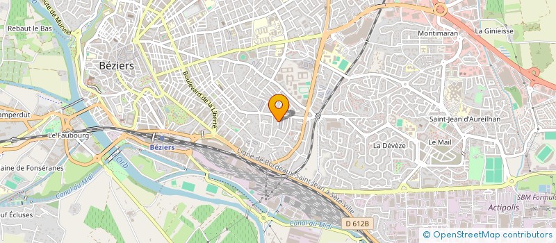 localisation de l'entreprise MADAME SARAH BOKAKA ASSA  BEZIERS