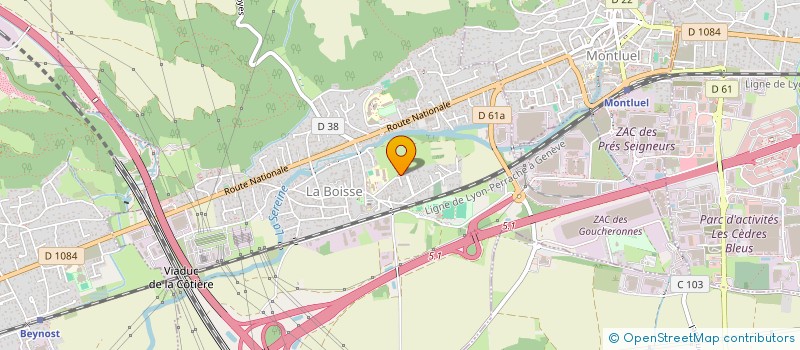 localisation de l'entreprise MADAME SARAH BOMBAY  LA BOISSE