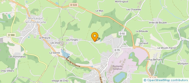 localisation de l'entreprise MADAME SARAH BONDOUX  SAINT-ELOY-LES-MINES