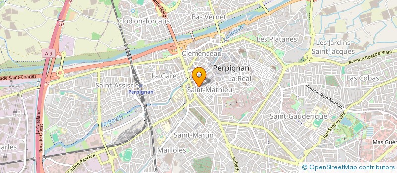 localisation de l'entreprise MADAME SARAH BONENFANT  PERPIGNAN