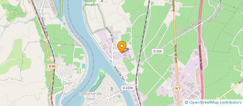 localisation de l'entreprise MADAME SARAH BONILLA  LA ROCHE-DE-GLUN