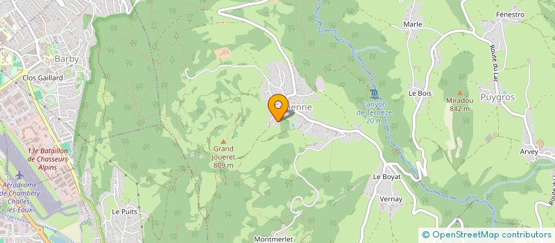 localisation de l'entreprise MADAME SARAH BONNET DUCROT  CHAMBERY