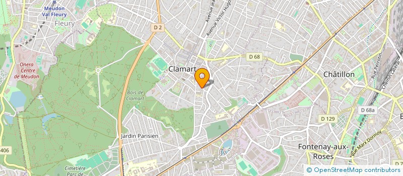 localisation de l'entreprise MADAME SARAH BONNOT à CLAMART