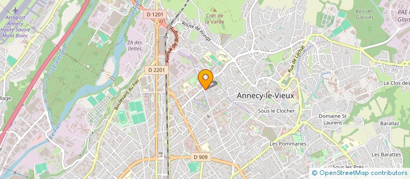 localisation de l'entreprise MADAME SARAH BOPPE  ANNECY