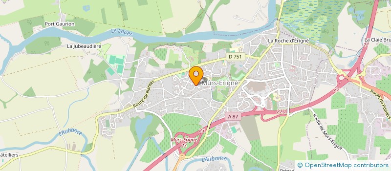 localisation de l'entreprise MADAME SARAH BORDILLON  MURS-ERIGNE