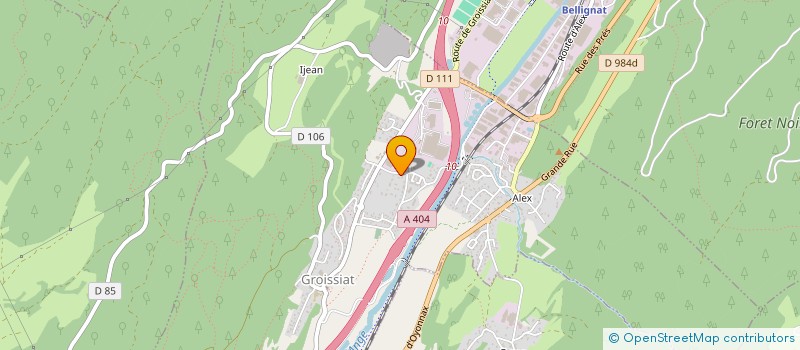 localisation de l'entreprise MADAME SARAH BORDONNAT à GROISSIAT