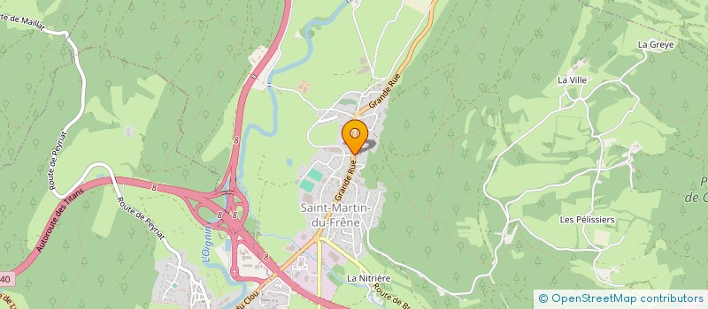 localisation de l'entreprise MADAME SARAH BORGES  SAINT-MARTIN-DU-FRENE