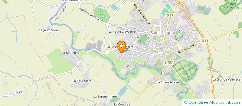 localisation de l'entreprise MADAME SARAH BOSSARD  SAINT-FULGENT