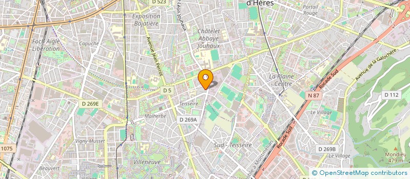 localisation de l'entreprise MADAME SARAH BOUACIDA  GRENOBLE