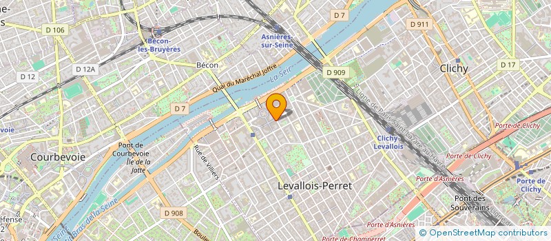 localisation de l'entreprise MADAME SARAH BOUAJAJ à LEVALLOIS-PERRET