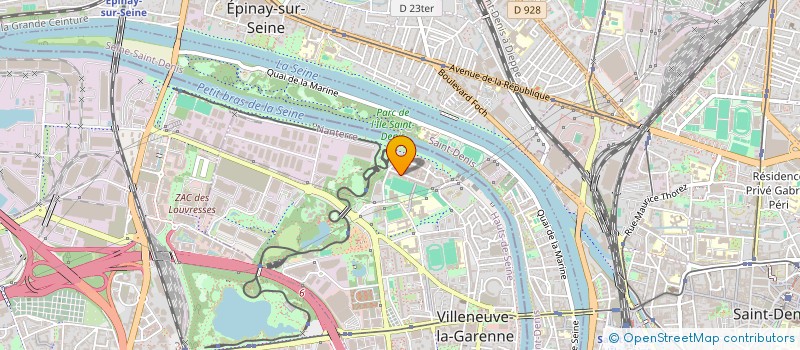 localisation de l'entreprise MADAME SARAH BOUAYED  VILLENEUVE-LA-GARENNE