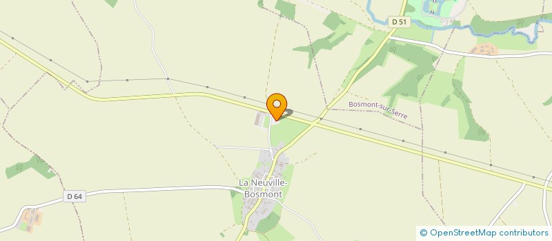 localisation de l'entreprise MADAME SARAH BOUCHARINC  LA NEUVILLE-BOSMONT