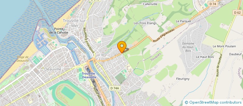 localisation de l'entreprise MADAME SARAH BOUCHEMA à TROUVILLE-SUR-MER