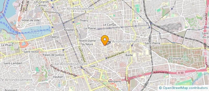 localisation de l'entreprise MADAME SARAH BOUDAA  MARSEILLE