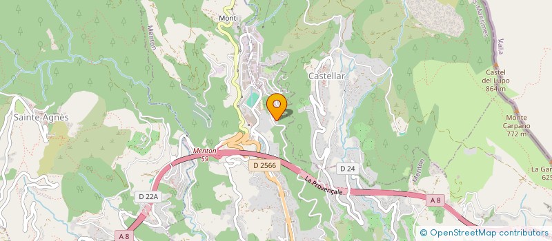 localisation de l'entreprise MADAME SARAH BOUDAOUD  MENTON