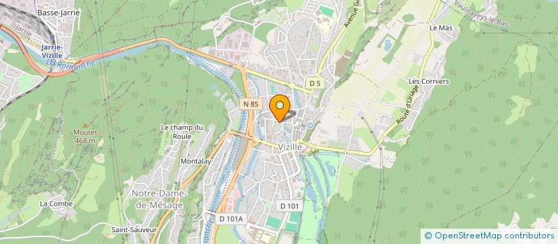 localisation de l'entreprise MADAME SARAH BOUFFAY  VIZILLE