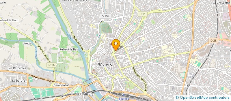localisation de l'entreprise MADAME SARAH BOUISSON à BEZIERS