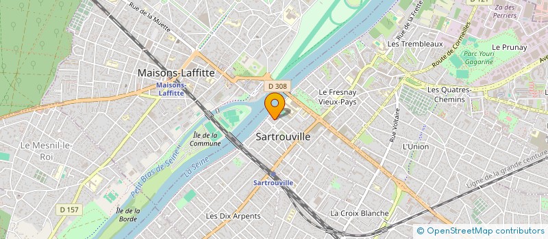localisation de l'entreprise MADAME SARAH BOULOU  SARTROUVILLE