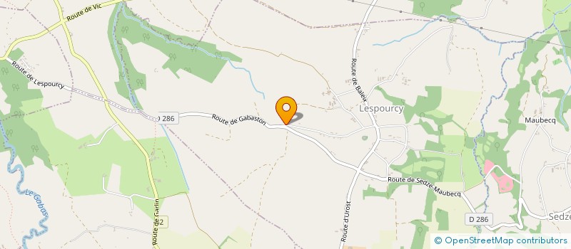 localisation de l'entreprise MADAME SARAH BOURDIEC  LESPOURCY