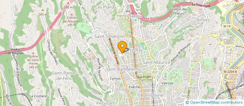localisation de l'entreprise MADAME SARAH BOURLIER à NICE