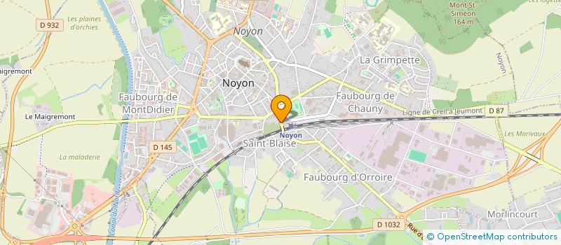 localisation de l'entreprise MADAME SARAH BOURNON  NOYON