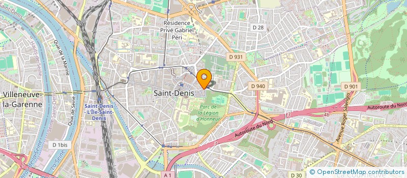 localisation de l'entreprise MADAME SARAH BOUSSETTA à SAINT-DENIS