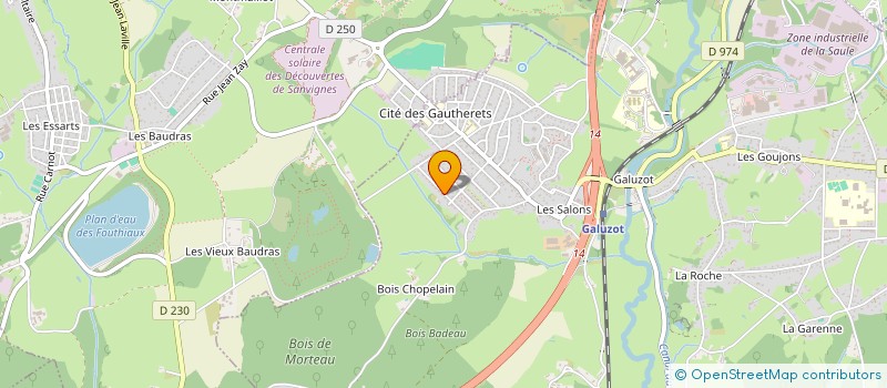 localisation de l'entreprise MADAME SARAH BRAC  SAINT-VALLIER