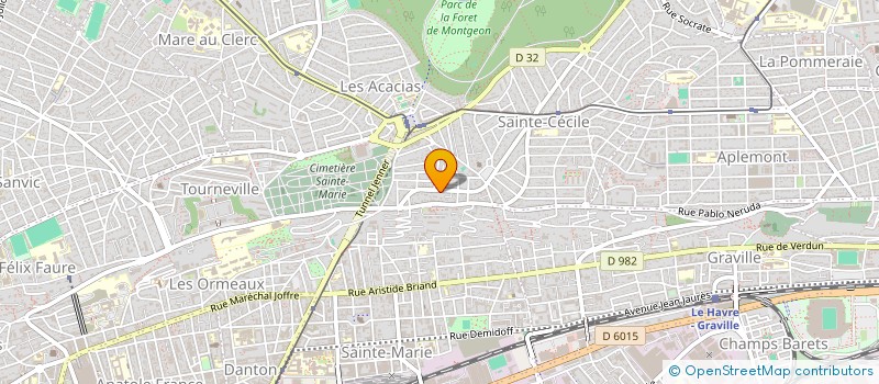 localisation de l'entreprise MADAME SARAH BRAUNSTEIN  LE HAVRE