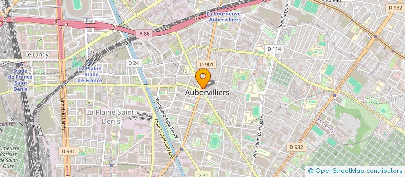 localisation de l'entreprise MADAME SARAH BRIGAUD à AUBERVILLIERS