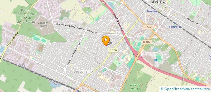 localisation de l'entreprise MADAME SARAH BRIGITTE SLEURS à TAVERNY