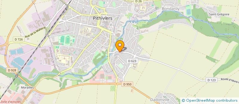 localisation de l'entreprise MADAME SARAH BRISSARD à PITHIVIERS