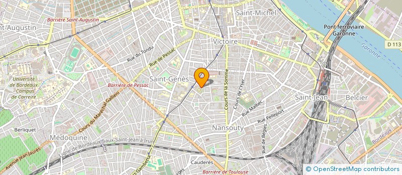 localisation de l'entreprise MADAME SARAH BROMBERG  BORDEAUX