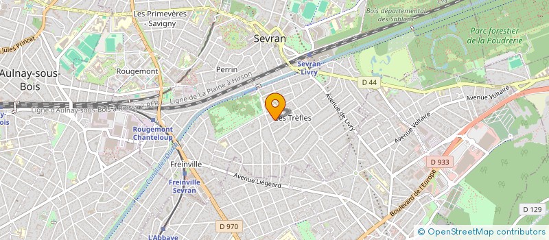 localisation de l'entreprise MADAME SARAH BROUSSARD  SEVRAN