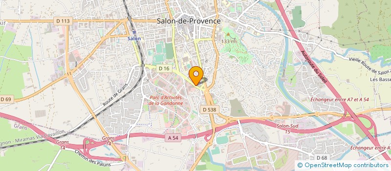 localisation de l'entreprise MADAME SARAH BROWN  SALON-DE-PROVENCE