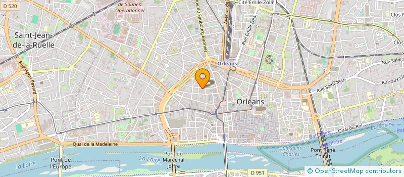 localisation de l'entreprise MADAME SARAH BRUNEAU  ORLEANS