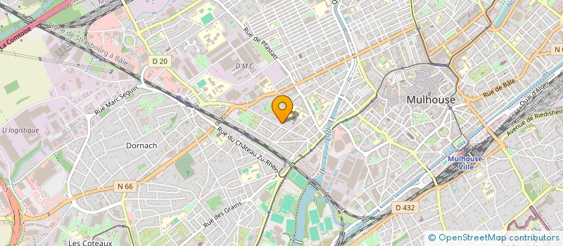 localisation de l'entreprise MADAME SARAH BURG  MULHOUSE