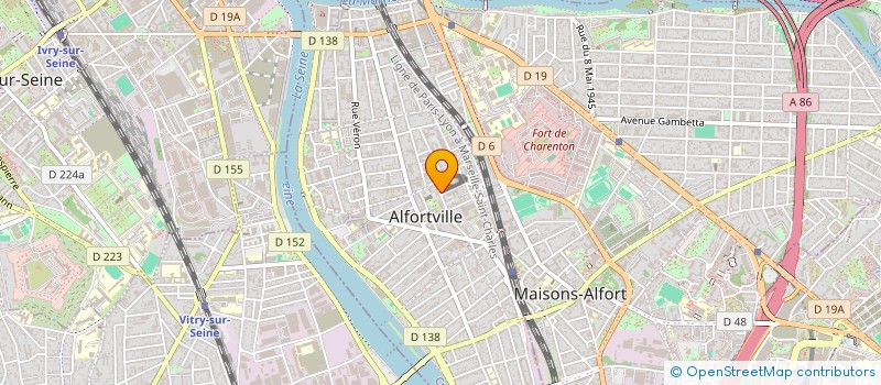 localisation de l'entreprise MADAME SARAH BUTEL  ALFORTVILLE