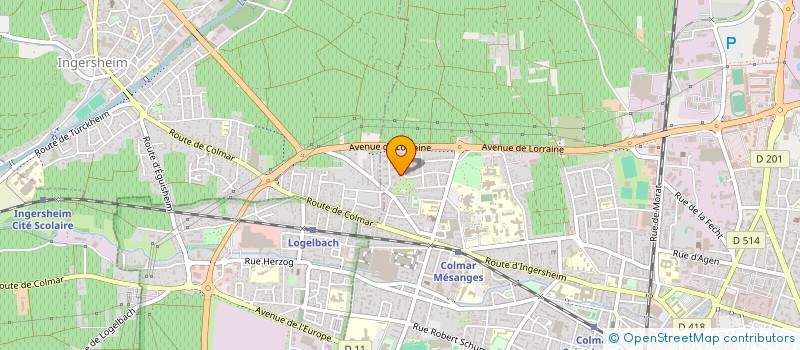 localisation de l'entreprise MADAME SARAH CALDAINI  COLMAR