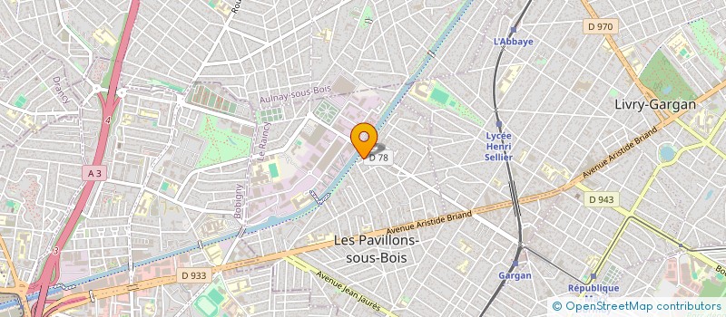 localisation de l'entreprise MADAME SARAH CALDAROLA  LES PAVILLONS-SOUS-BOIS