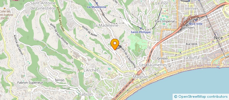 localisation de l'entreprise MADAME SARAH CAPACCI à NICE